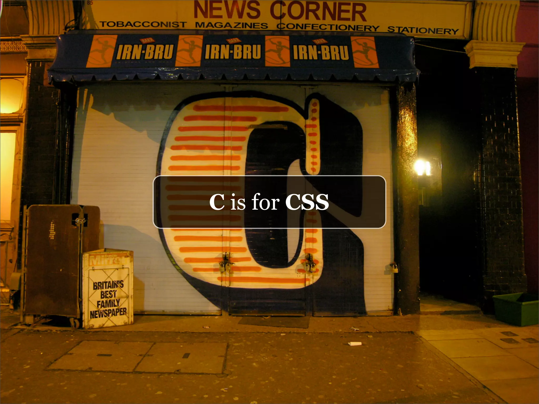 The A to Z of developing for the web