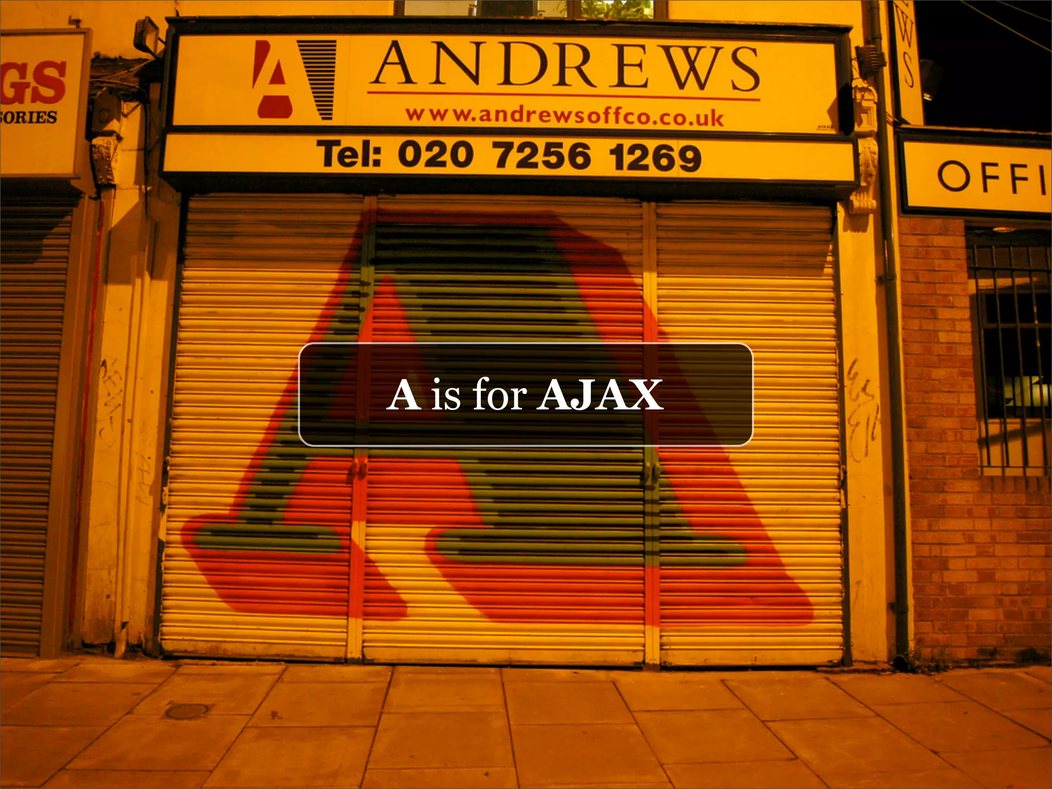 The A to Z of developing for the web