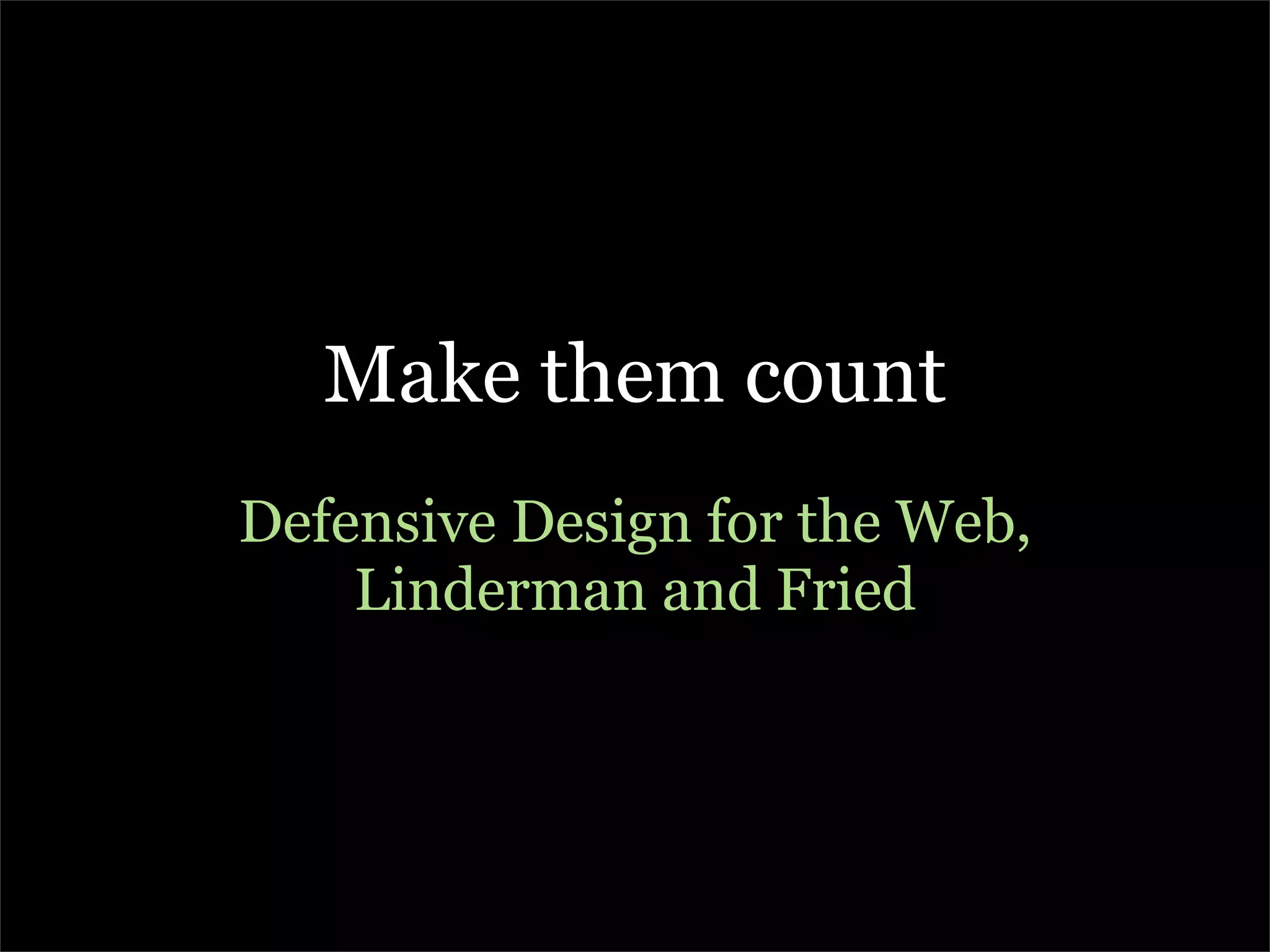 The A to Z of developing for the web