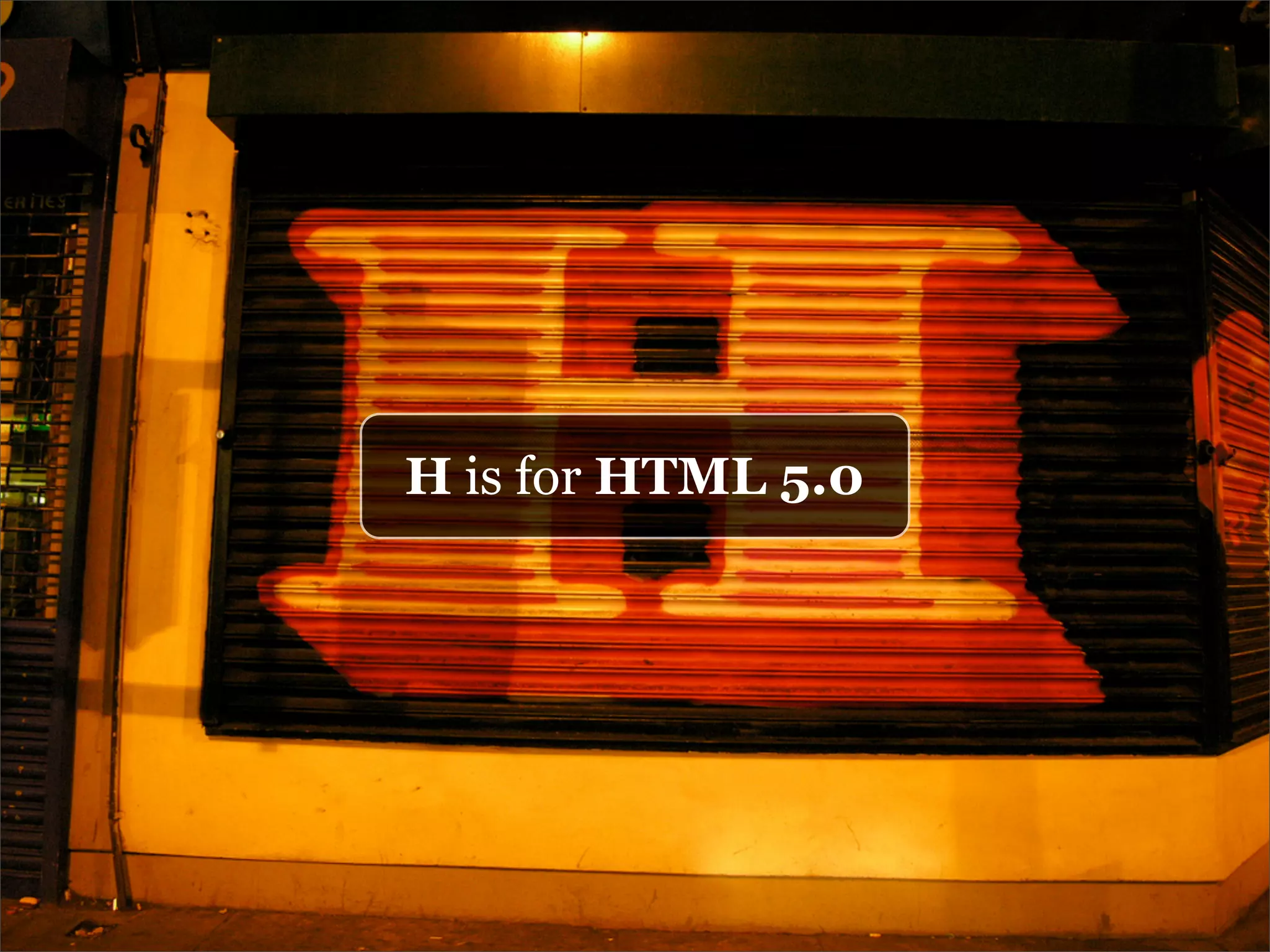 The A to Z of developing for the web