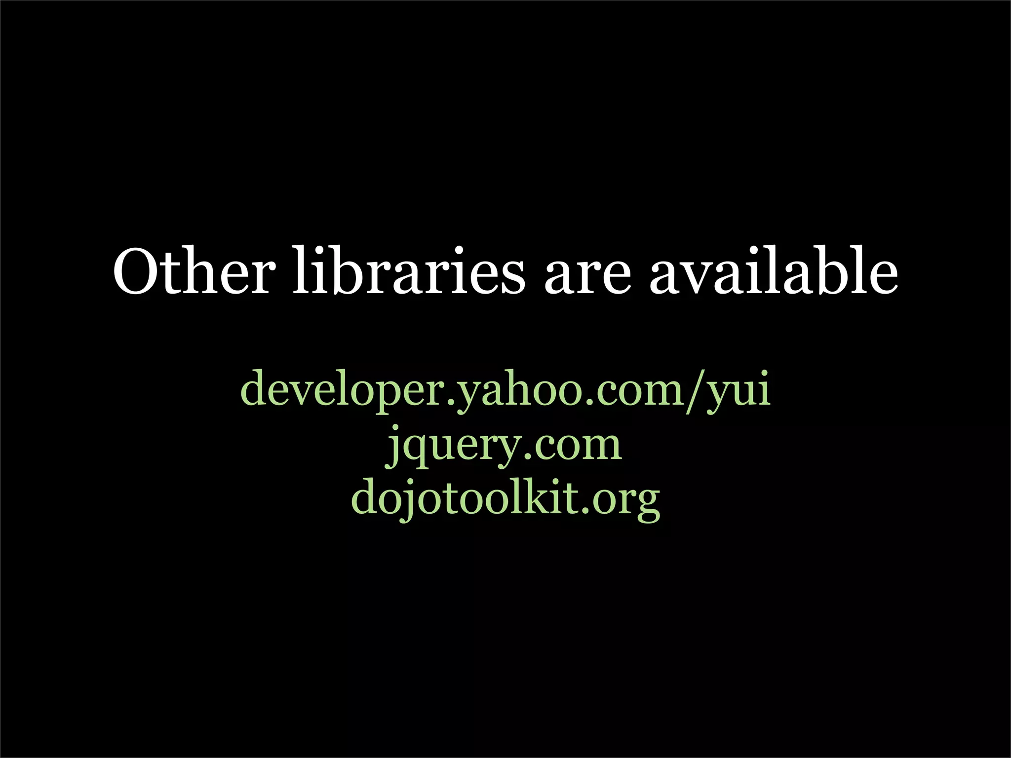 The A to Z of developing for the web