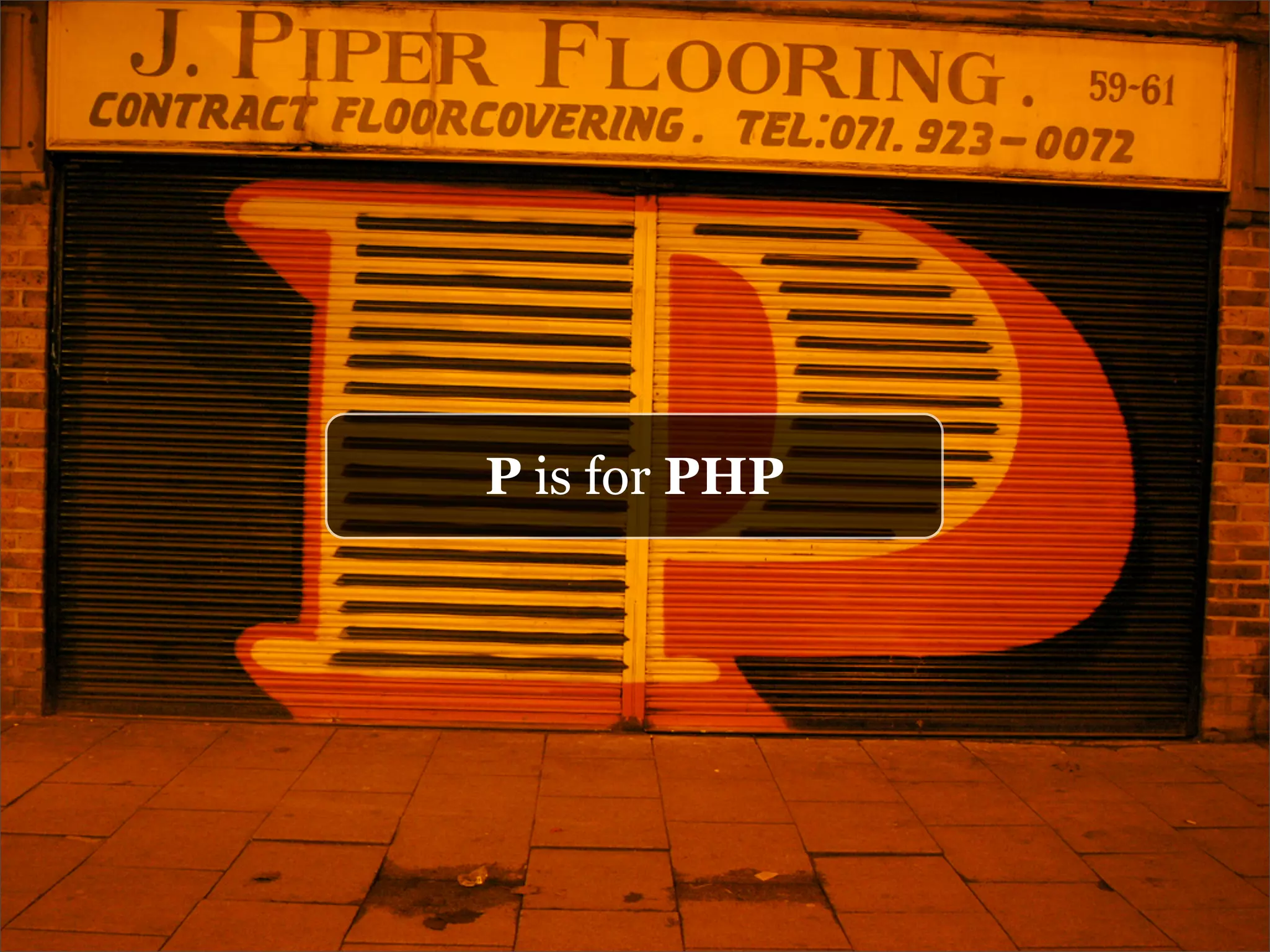 The A to Z of developing for the web