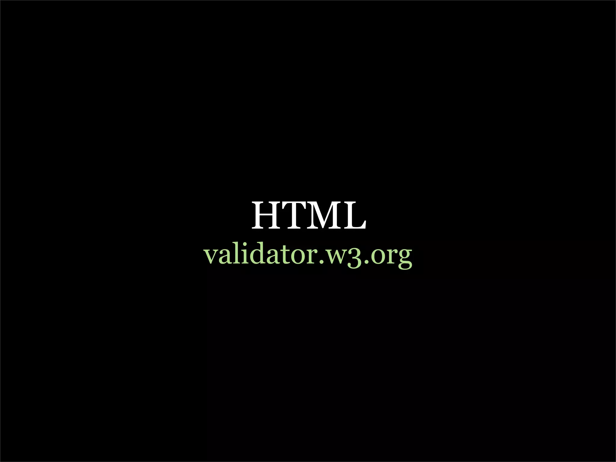 The A to Z of developing for the web