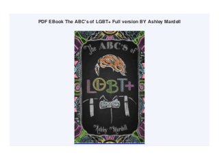 PDF EBook The ABC's of LGBT+ Full version BY Ashley Mardell
 