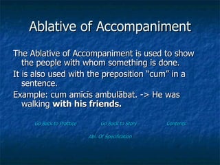 The Ablative Case Of Latin Ppt For Ed205 | PPT