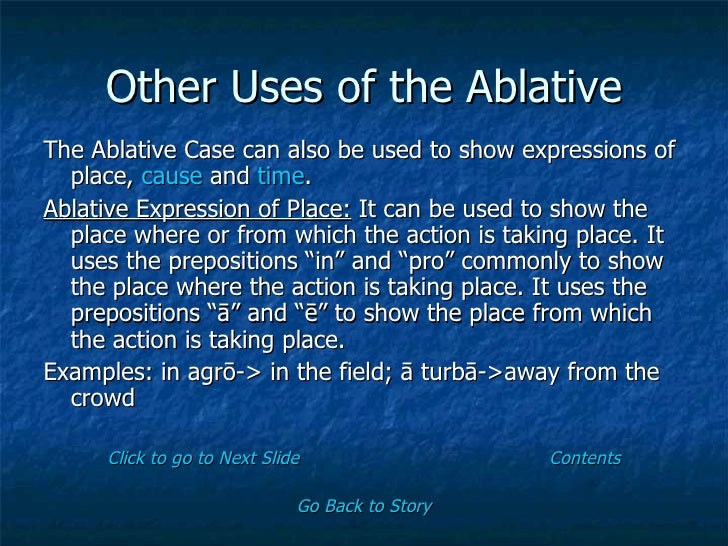 The Ablative Case Of Latin Ppt For Ed205