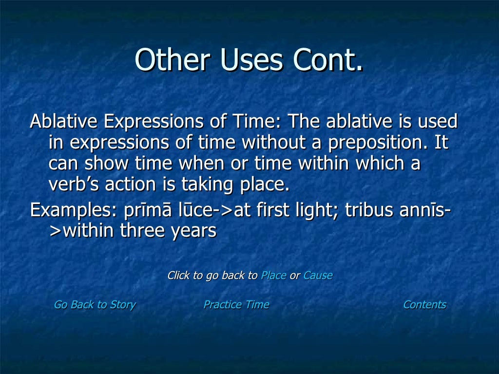 The Ablative Case Of Latin Ppt For Ed205