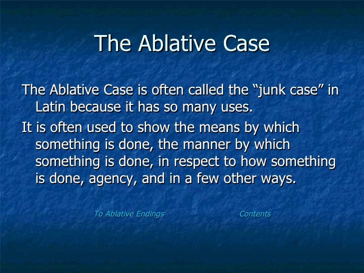 The Ablative Case Of Latin Ppt For Ed205
