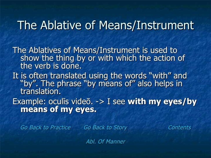 The Ablative Case Of Latin Ppt For Ed205