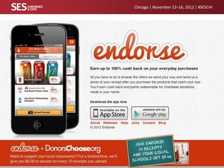Chicago | November 12–16, 2012 | #SESCHI

 