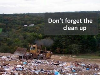 Chicago | November 12–16, 2012 | #SESCHI

Don’t forget the
clean up

 