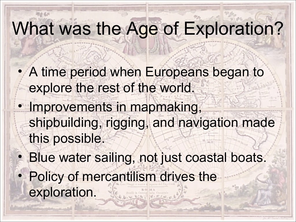 The ageofexploration