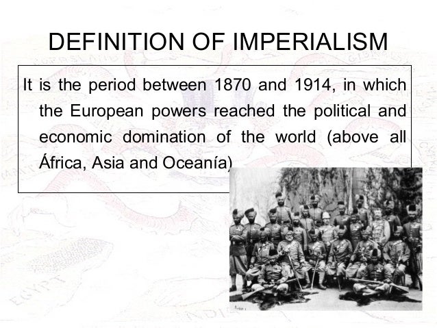 Meaning Of Imperialism