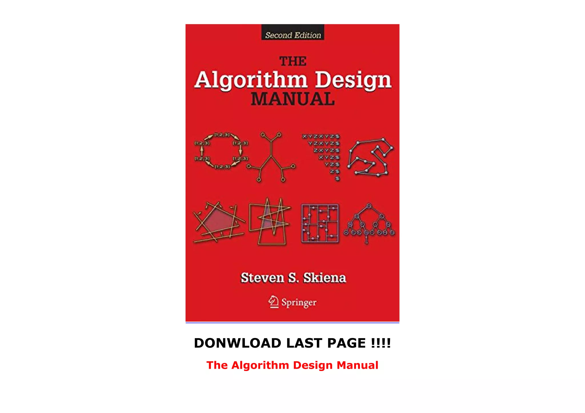 The Algorithm Design Manual | PPT