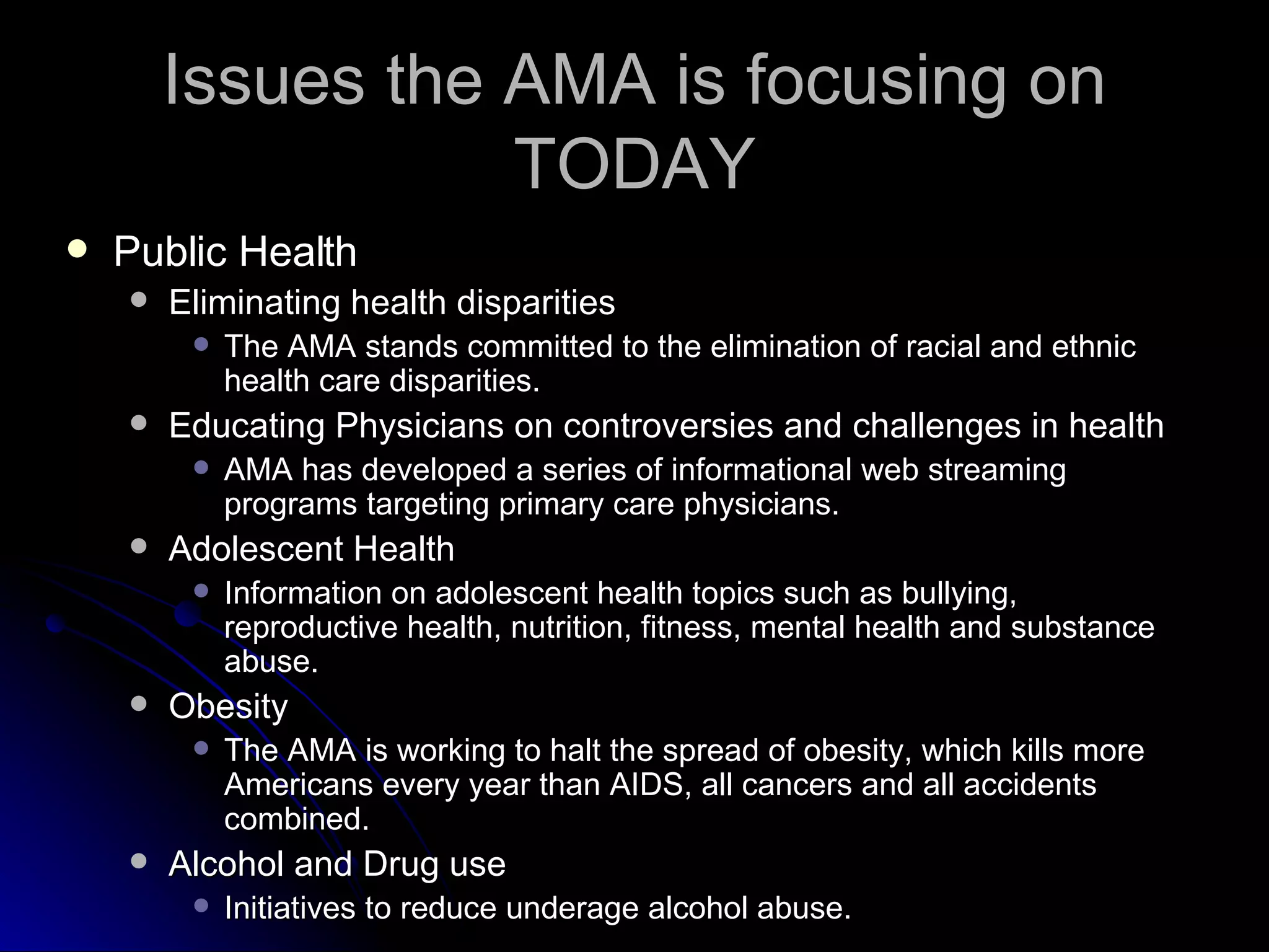 The American Medical Association | PPT