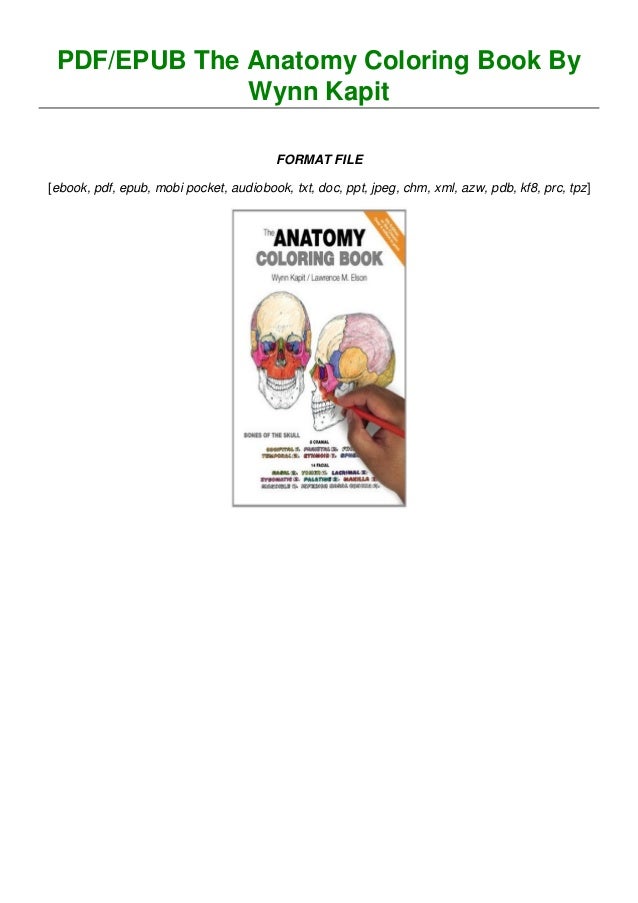 Download Pdf Epub The Anatomy Coloring Book By Wynn Kapit