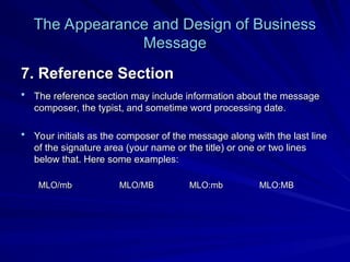 The-Appearance-and-Design-of-Business-Message.ppt