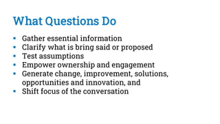 Board Room Questions The Art of Asking Boardroom Questions | PDF