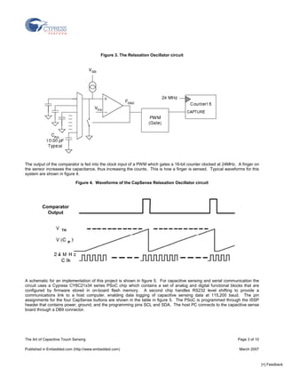 Capacitive Touch Sensing | PDF