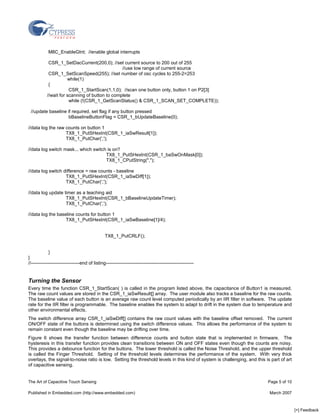 Capacitive Touch Sensing | PDF