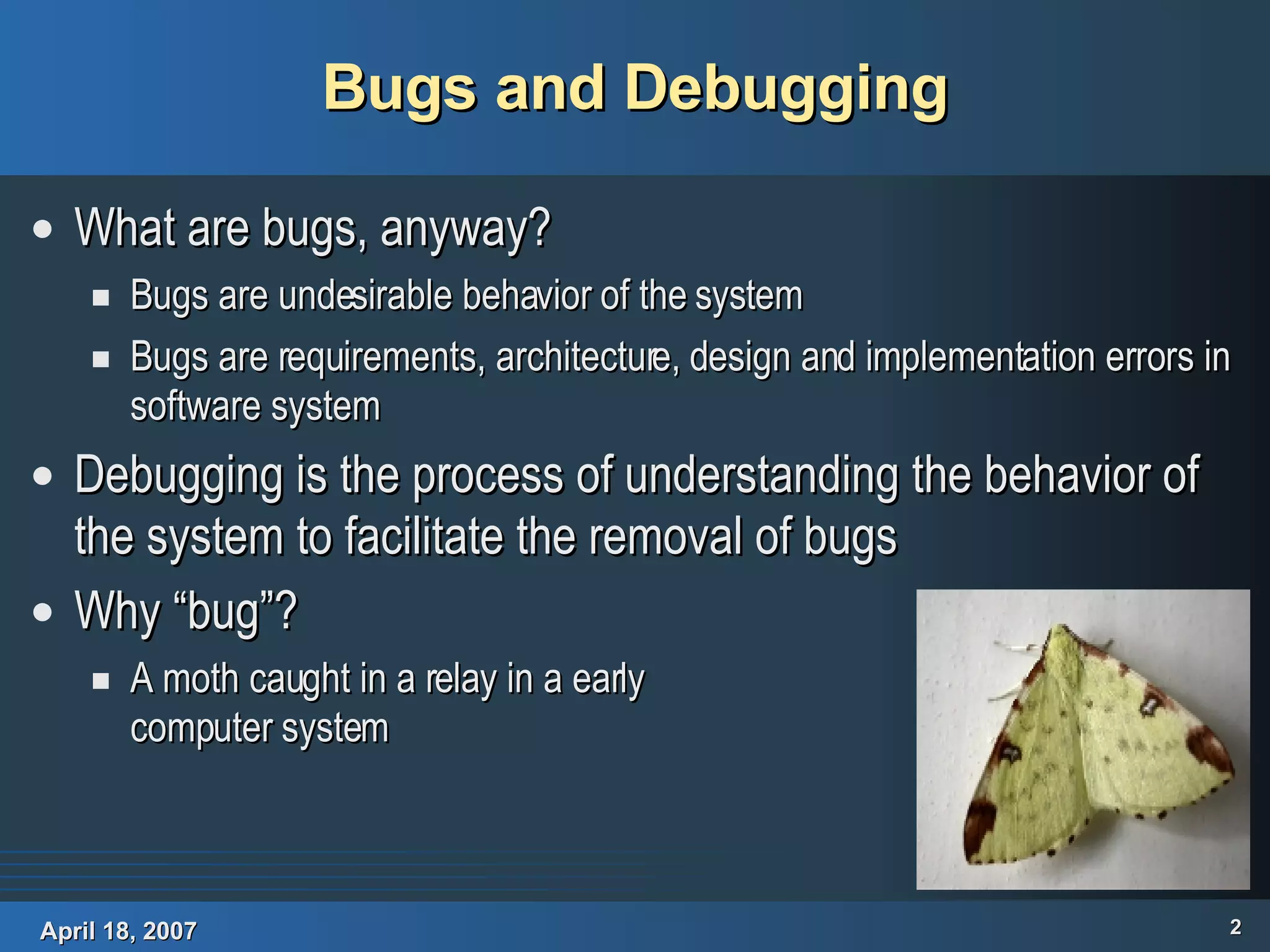 The Art Of Debugging | ODP