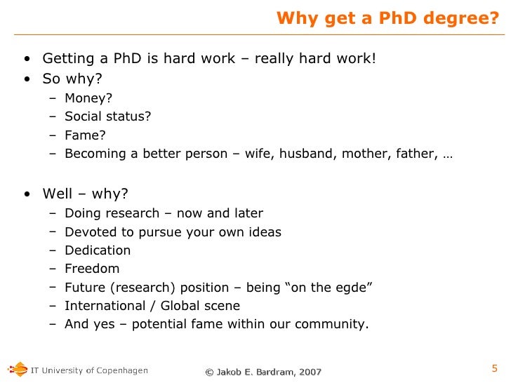 Reasons To Get A PhD - Make A Sound Decision