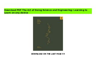 The art-of-doing-science-and-engineering-learning-to-learn Slide 1