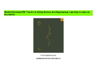 The art-of-doing-science-and-engineering-learning-to-learn Slide 2