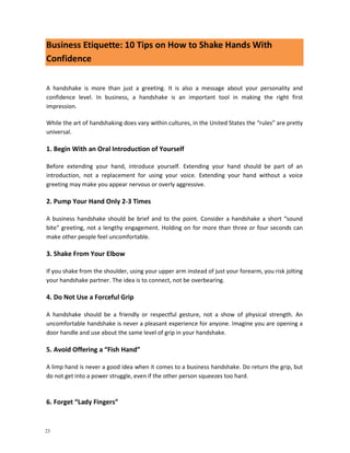 Proper Handshake Instructions.pdf The art-of-handshake-and-eye-contact-in-business | PDF
