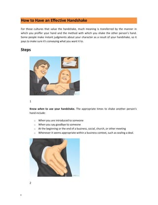 Proper Handshake Instructions.pdf The art-of-handshake-and-eye-contact-in-business | PDF