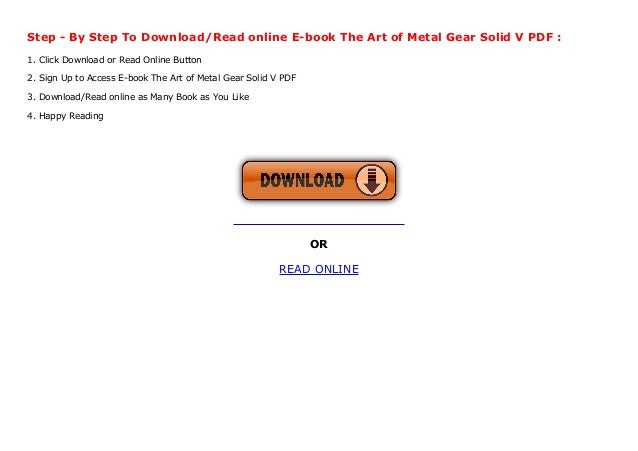 E Book The Art Of Metal Gear Solid V Pdf E Book The Art Of Metal Gear Solid V Pdf