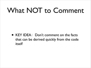 The Art Of Readable Code | PDF