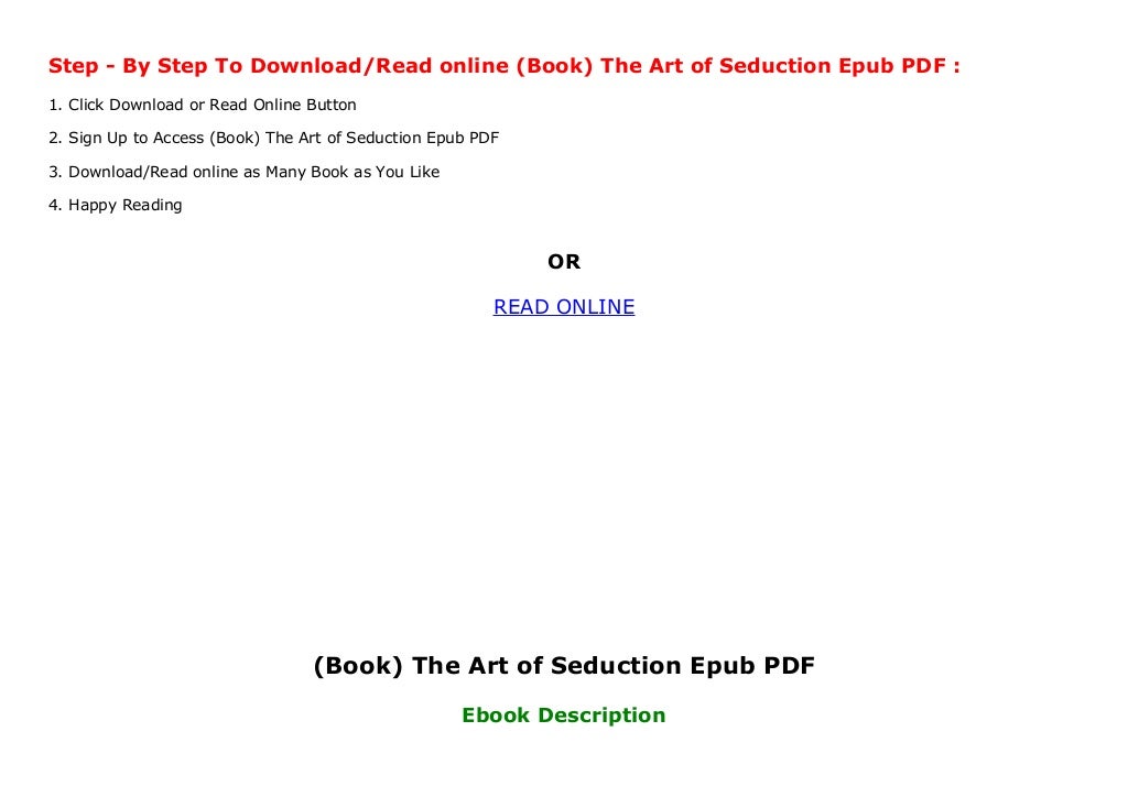 (Book) The Art of Seduction Epub PDF