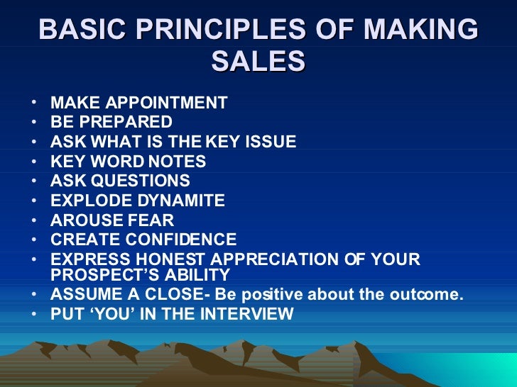 The Art & Science Of Selling