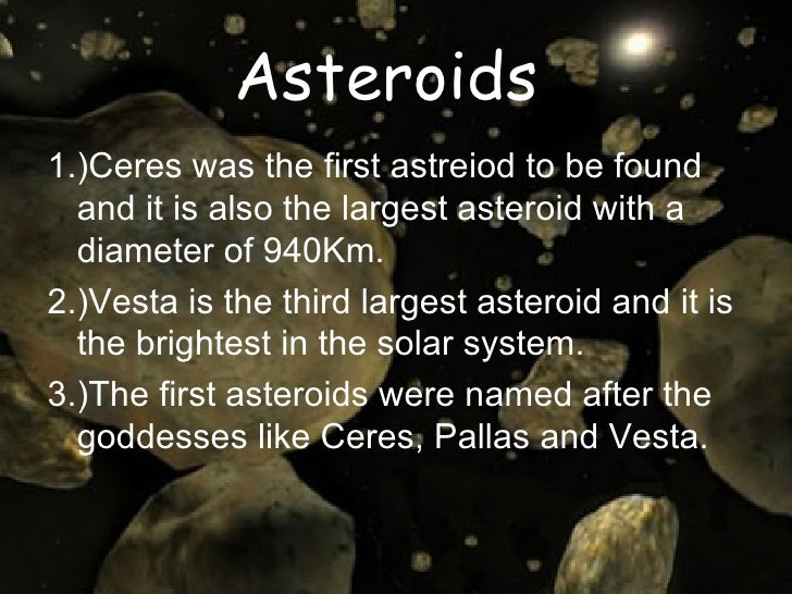 The Asteroid Belt