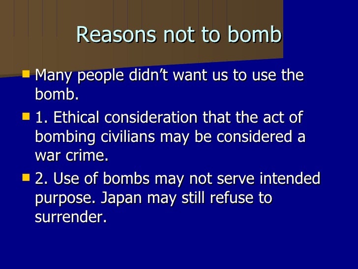 an argument in favor of the necessity of bombing hiroshima And so the idea that the bombing of hiroshima was a “necessity” appeared in a 1947 article, signed by former secretary of war henry stimson, though actually drafted by mcgeorge bundy (later an. an argument in favor of the necessity of bombing hiroshima And so the idea that the bombing of hiroshima was a “necessity” appeared in a 1947 article, signed by former secretary of war henry stimson, though actually drafted by mcgeorge bundy (later an.