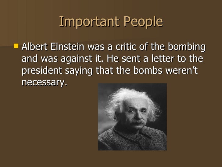 The Bombing of Hiroshima and Nagasaki