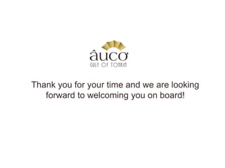 Thank you for your time and we are looking
forward to welcoming you on board!

 