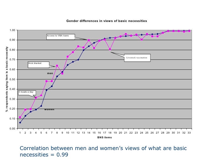 The 2006 basic necessities survey
