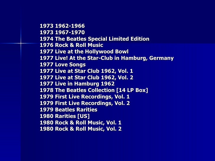 The Beatles Rarities Cd