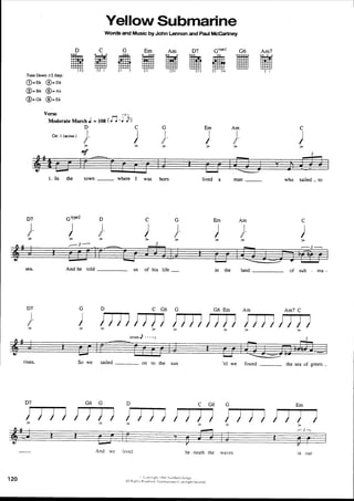 The beatles-piano guitar