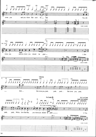 The beatles-piano guitar