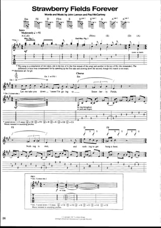 The beatles-piano guitar