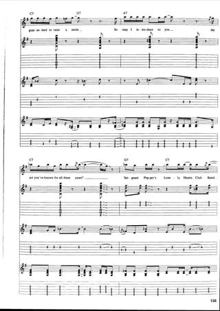 The beatles-piano guitar