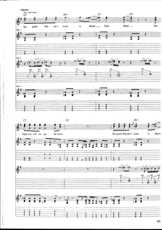 The beatles-piano guitar