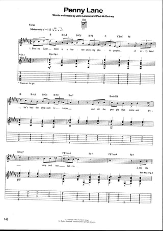 The beatles-piano guitar