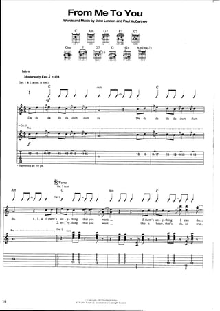 The beatles-piano guitar