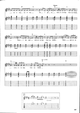 The beatles-piano guitar