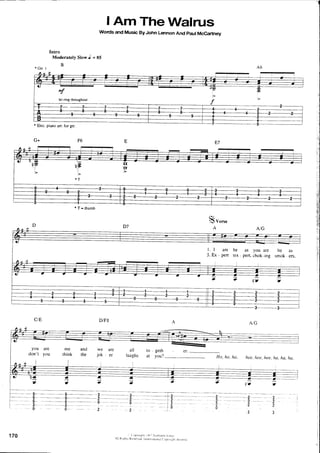 The beatles-piano guitar