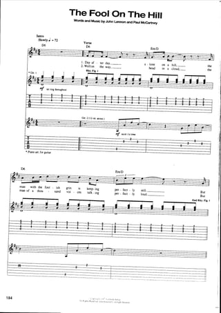 The beatles-piano guitar